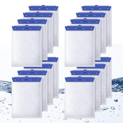 16 Count Large Filter Cartridges Compatible with Whisper Bio Bag Filters