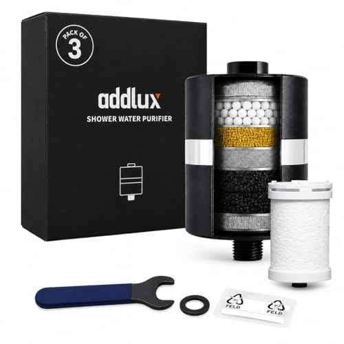 Lab Tested Titanium Shower Water Filter for Hard Water
