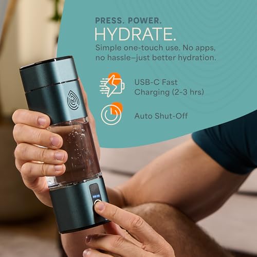 HydroLife Hydrogen Water Generator Portable Bottle with SPE