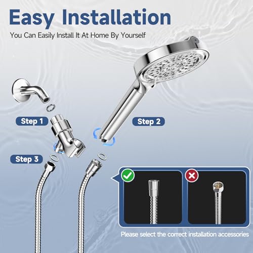 6 Inch Filtered Shower Head