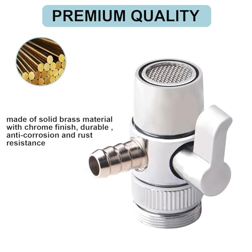 2 Pack Faucet Diverter Valve (2 Count)