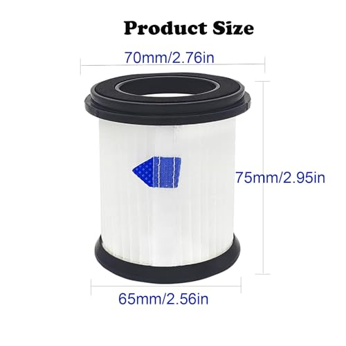 High Efficiency Filter Replacement for TMA T120 T121 T151 T150 T220 T210 T181 T180 T220 Cordless Vacuum Cleaner (24 Count)