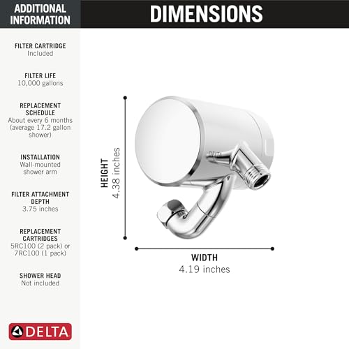 Faucet Clarifi Premium Shower Filter Attachment with Filter