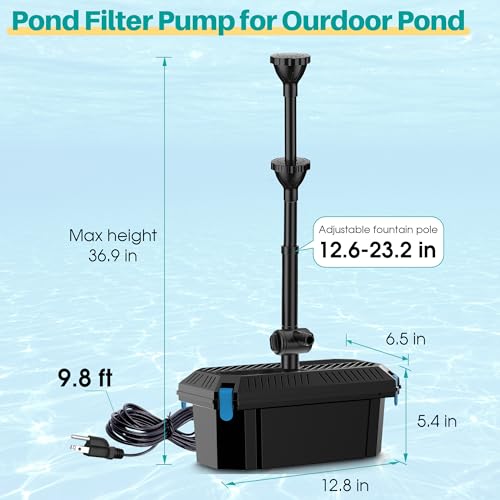 Pond Filter with Fountain Pump Kits