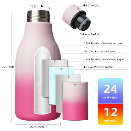 12oz Insulated Water Bottle