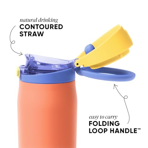 Mesa Loop Water Bottle with Covered Straw and Handle