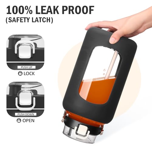 84oz Glass Water Bottle
