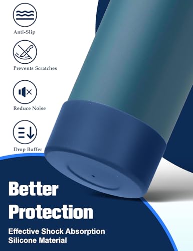 2PCS Silicone Boot for Owala FreeSip Water Bottle 24oz (2 Count)