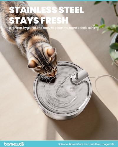 Stainless Steel Cat Water Fountain