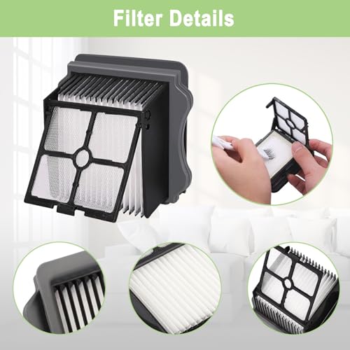 Brush and Filters Replacement Parts Accessories Compatible for Tineco Floor ONE S5