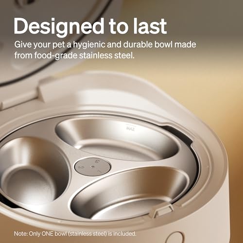 Automatic Cat Feeder Wet Food with Stainless Steel Bowl