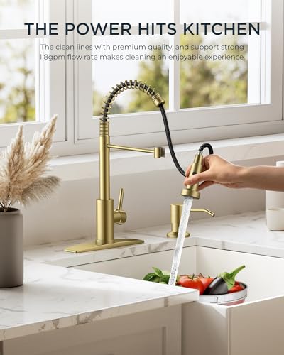 Gold Kitchen Sink Faucet