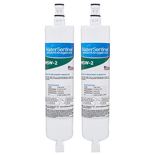 WSW 2 Refrigerator Replacement Filter Fits Whirlpool Filter 5 (2 Count)
