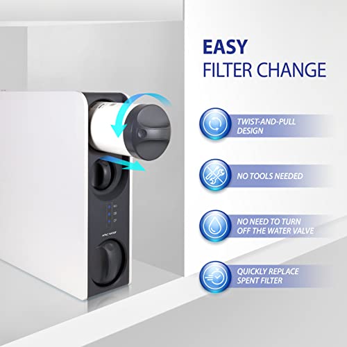 ROTL-600-PH Tankless Reverse Osmosis System, 3-Stage, Alkaline