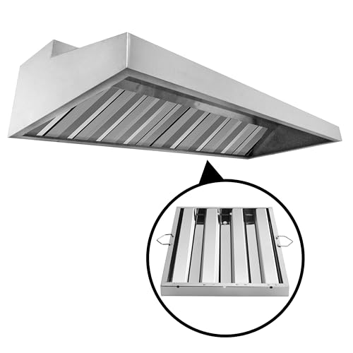 54347 Stainless Steel Hood Filter 16" W x 25" H (6 Count)