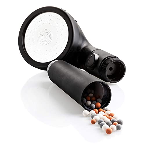 Original StoneStream® EcoPower High Pressure Matte Black Shower Head