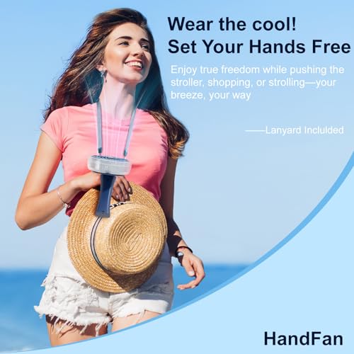 Upgraded Portable Handheld Misting Fan