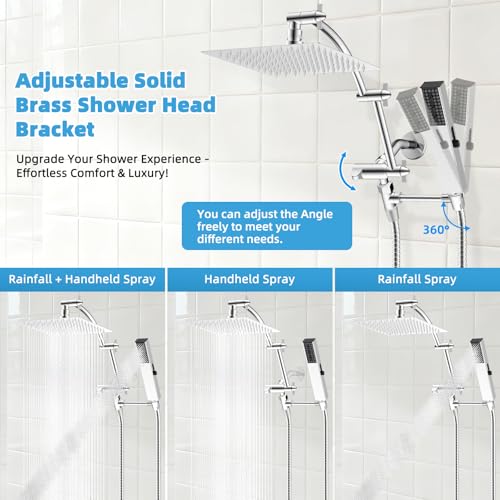 All Metal CUPC Certified 8'' Rainfall Shower Head