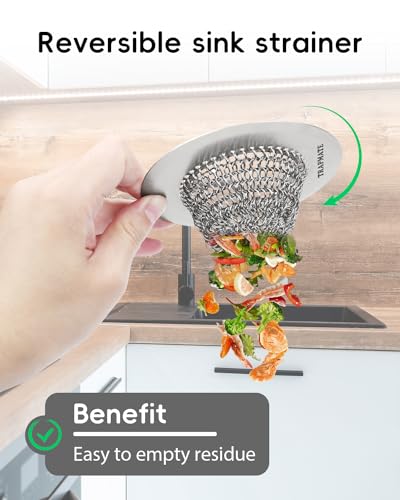 2 Pcs Kitchen Sink Drain Strainer (2 Count)
