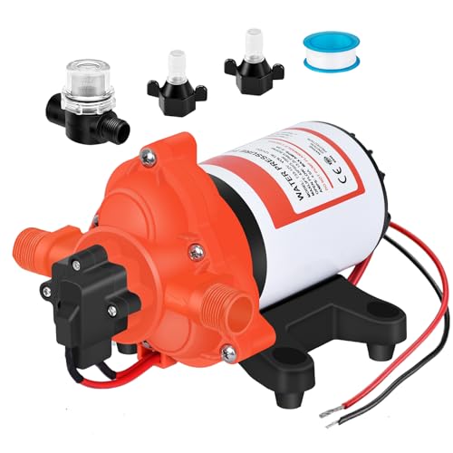 DC 12V RV Water Pump 3.5GPM 45PSI