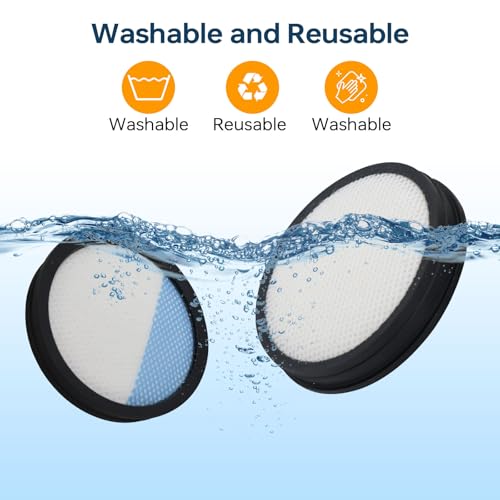 Vacuum Filter for Ryobi PCL720 PBLSV716 (4 Count)