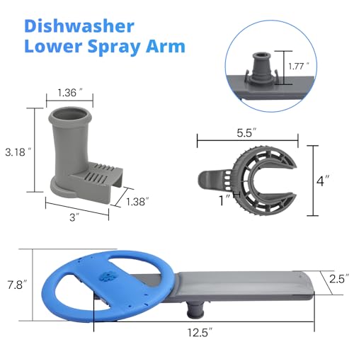 5304507158 Dishwashers Spray Arm Assembly Fit for Frigidaire Dishwashers