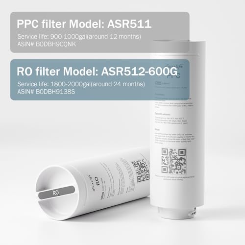 ASR512 600G Replacement RO Filter Cartridge For MR600 Reverse Osmosis System