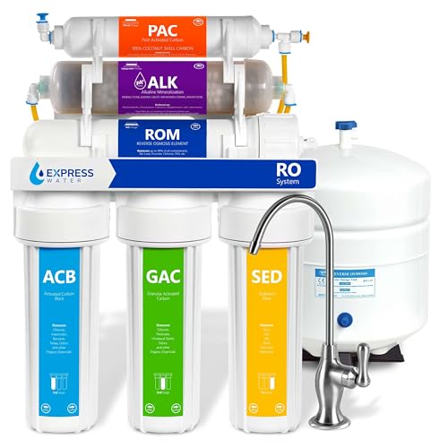 ROALK5D, 10-Stage Under Sink RO System, Alkaline, 50 GPD