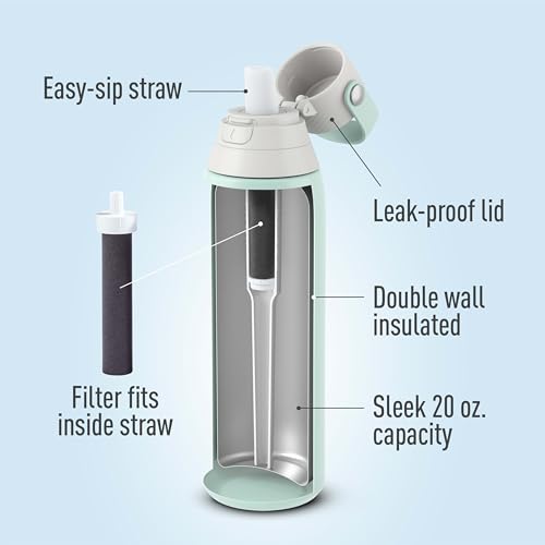 Stainless Steel Premium Filtering Water Bottle
