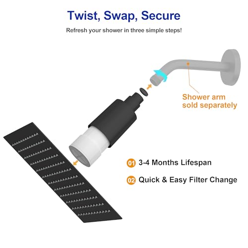 Filtered Rain Shower Head