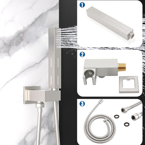 2 Settings Models Handheld Shower Head Sprayer High