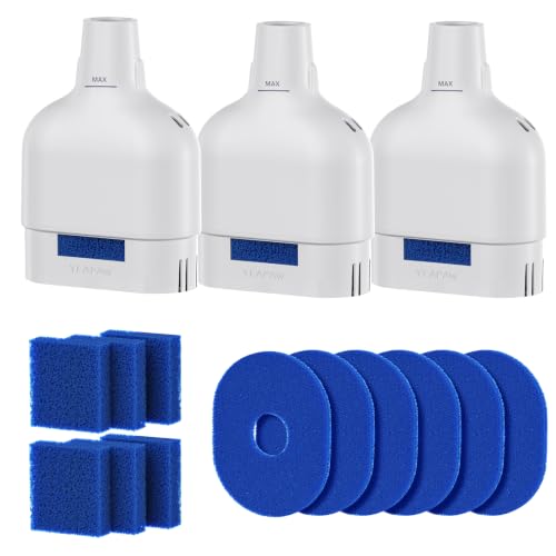 Cat Water Fountain Filters 3 Pack Five Stages Filtration Cat Fountain Replacement Filters for Stainless Steel Water Fountain 2 Months Set of Replacement Filters for Ultra Quiet Cat Fountain