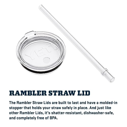Rambler 25 oz Tumbler with Handle and Straw Lid