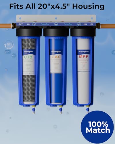 20" x 4.5" Whole House Water Filter Replacement Set