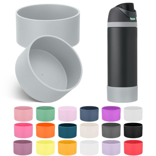 2PCS Silicone Boot for Owala FreeSip Water Bottle 24oz (2 Count)