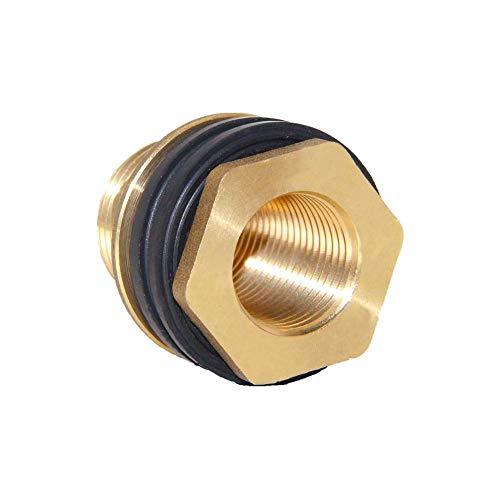 Brass Bulkhead Fitting with Plug 3