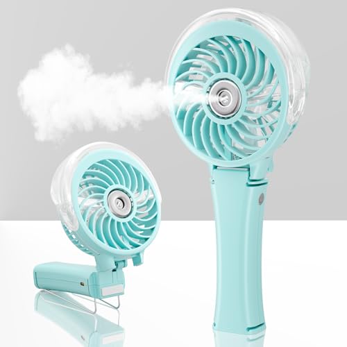 Upgraded Portable Handheld Misting Fan