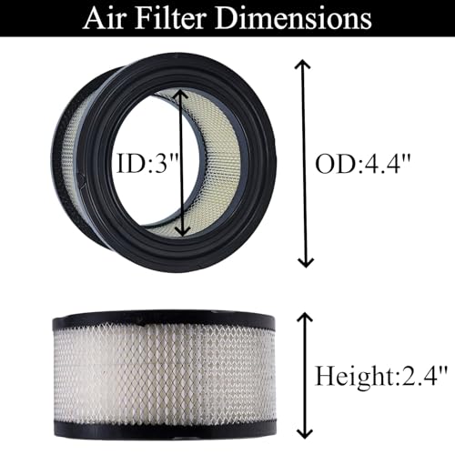 Air Filter 32170979 Compatible With Ingersol Rand T30 SS5 2340 2475 Air Compressor Cleaner (4 Count)