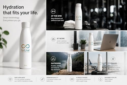 Smart Water Bottle 24oz