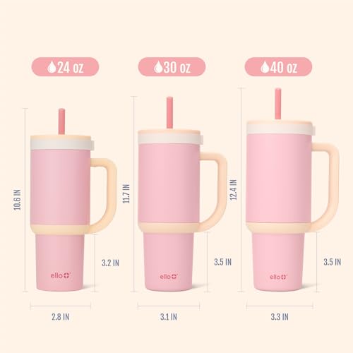 Oasis 24oz Insulated Stainless Steel Tumbler with Straw