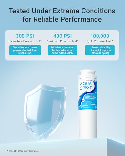 MSWF NSF 42&372 Refrigerator Water Filter (3 Count)