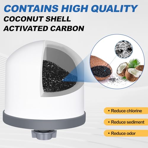 Ceramic Dome Water Filter with Coconut Shell Activated Carbon (2 Count)