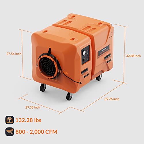 Portable Air Scrubber with 3