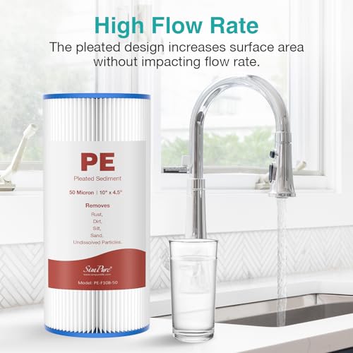 10"x4.5" Pleated Sediment Water Filter (4 Count)