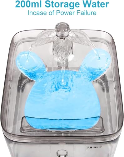 3L Automatic Cat Water Fountain Full Transparency