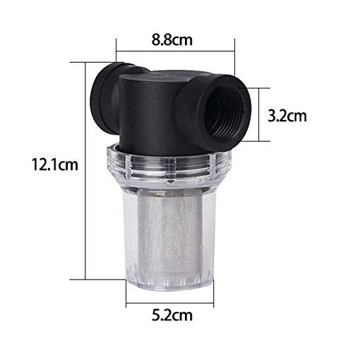 1Pcs Garden Pond 1 inch Inline Mesh Strainer Water Pump Filter Irrigation High Flow Pipeline Filter Garden Interface Strainer