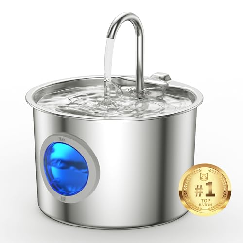 Cat Water Fountain Advanced 304 Stainless Steel 2.2L (74.39 Ounce)