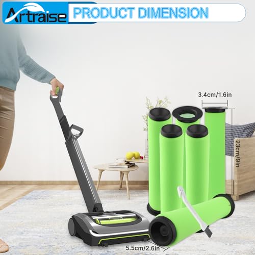 6 Packs Filter Replacement for Bissell Air Ram 1984 2144 21448 (6 Count)