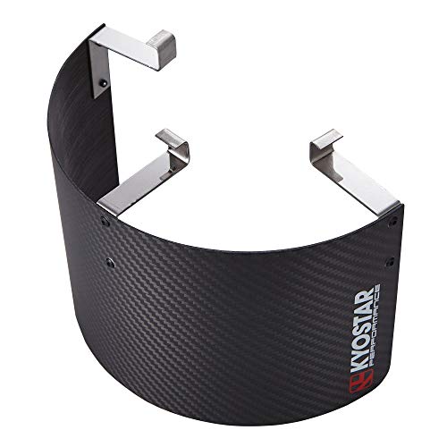 Universal 100% Real Carbon fiber Air Filter Heat Shield Cover Burning Air Intake Filter Cover for 2.5