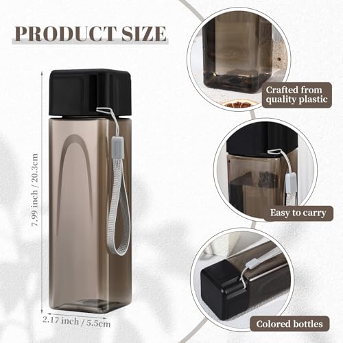 30 Pcs Water Bottles Bulk 17 Oz Plastic Leak Proof